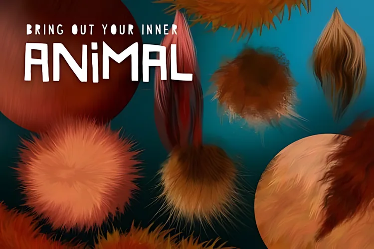 Animal Fur 2, 35 Fur, Hair & Feather Brushes, product preview artwork: preview 1 thumbnail