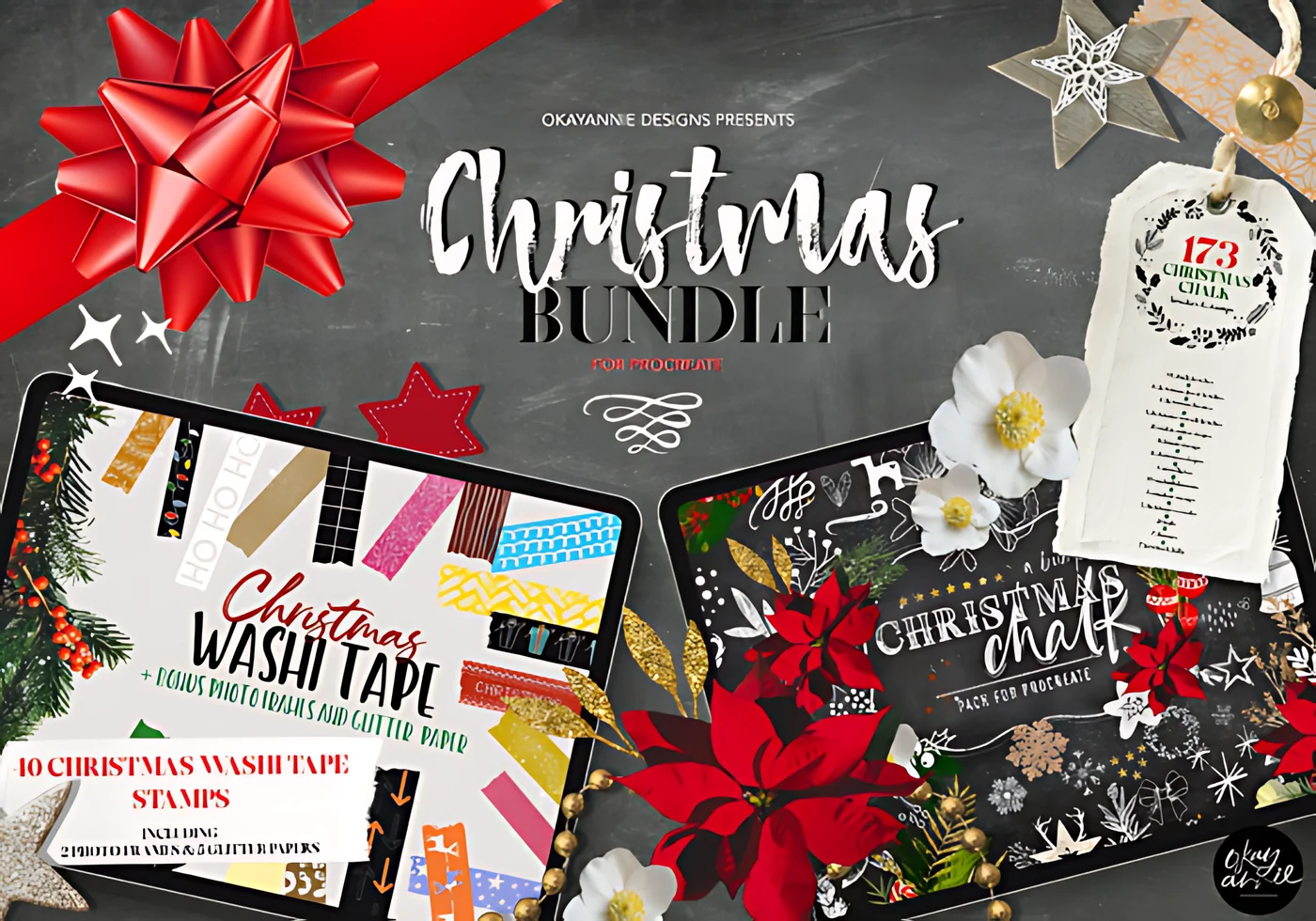 Christmas Procreate Brushes Bundle