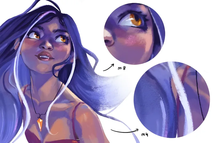 The Dreamy Pastel Art Kit for Procreate, product preview artwork: preview 2 thumbnail