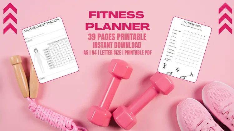 Ultimate Fitness Planner for Peak Performance: A beautifully designed fitness planner for goal setting, workout schedules, meal planning, habit tracking and self-care.